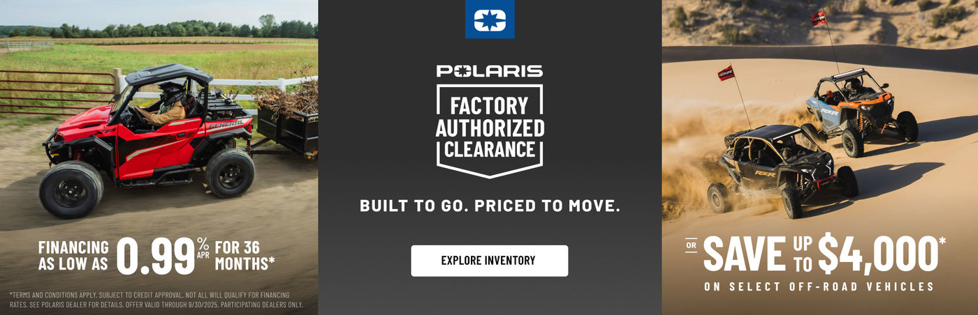 Get Ready To Ride Sales Event RZR